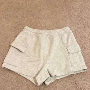 Women's Gray Casual Shorts